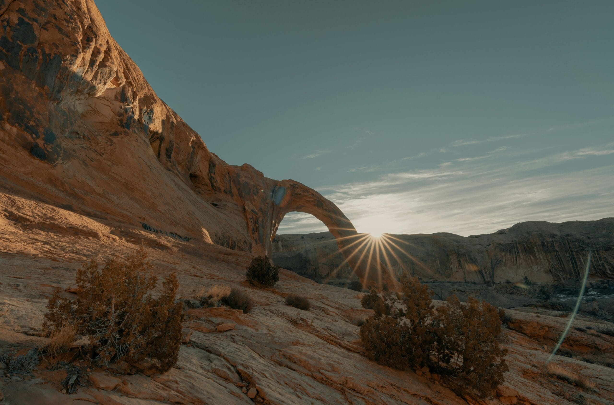 Desert sunrise symbolizing the body’s natural return to balance after trauma.